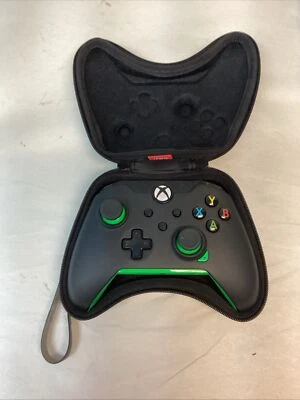 PDP Neon Wired Controller for Xbox X|S & Xbox One - Carbon & Green 049-012 *READ - Image 1 of 4