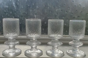 🔶️60s VINTAGE IITTALA SENAATTORI GLASSES SHERRY PORT TIMO SARPANEVA FINLAND MCM - Picture 1 of 6