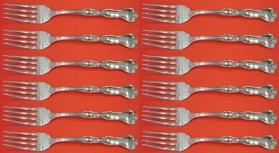 Juego de tenedores de ensalada de plata esterlina Rondo by Gorham 12 piezas 6 3/4" Foto 1 de 3