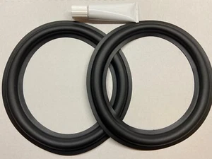 2 x perni in gomma adatti per Dynaudio 23W75 - 24W75 incl. colla 20 ml # 40 - Foto 1 di 1