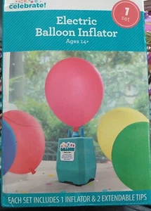 Electric Balloon Inflator Works Great 1 Nozzle Included -For Latex Balloons Only - Picture 1 of 10