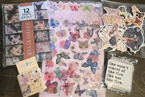 5 PACKS 210+ Pc Bundle Junk Journal Vintage Ephemera Scrapbooking Pin-up Girls - Picture 1 of 17