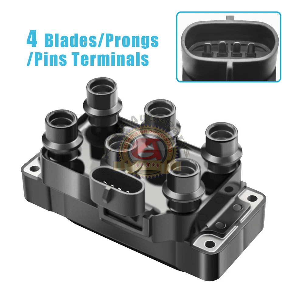 Ignition Coil Pack for Ford Jaguar Mazda Mercury V6 CONTOUR 98-00 E-250 B3000 Foto 1 de 4