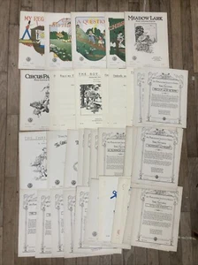 Large Lot Kids' PIANO PIECES Art Publication Society Tone Pictures Preparatory - Picture 1 of 3