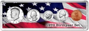Birth Year Coin Gift Set, 1970 - Picture 1 of 2