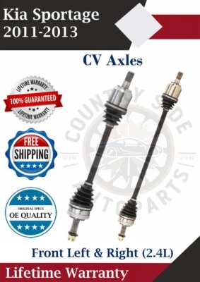 Nuevos ejes CV delanteros OE para Kia Sportage 2011-2013 2,4 L garantía de por vida Foto 1 de 4