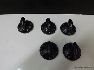 Neff E1310N1 FD 7912 Bedienknebel Drehgriff Griffe Knebel schwarz 5 Stück - Bild 1 von 3
