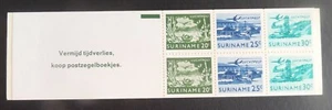 Folleto Surinam 1976 define avión verde 20c 25c 30c UM montado como nuevo - Imagen 1 de 2