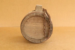 Vintage Barrel Antique Wood Barrel Cask Keg Harvester's Canteen Farmhouse 19th. - Picture 1 of 10