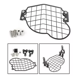 Motor 2mm Steel Headlight Guard Grill Cover Fits BMW G650GS Sertao 2011-17 ZF - Picture 1 of 12