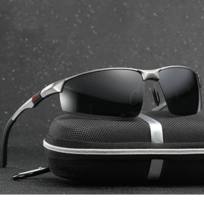 AORON Aluminum Photochromic Polarized Sunglasses Mens Driving Eyewear Sport Glasses