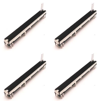 4pcs 75mm Dual Straight Slide Potentiometer Fader A50Kx2 A503 For Mackie Mixer - Image 1 of 4
