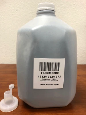 (1 kg/1.000 g) Recarga de tóner a granel para Dell M5200 Lexmark T630, IBM 1332, 1352.1372 Foto 1 de 3