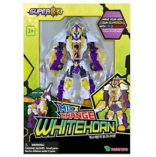 SUPER10 Mix & Change Duke Knight WHITE HORN Transforming Robot Toy Super Ten