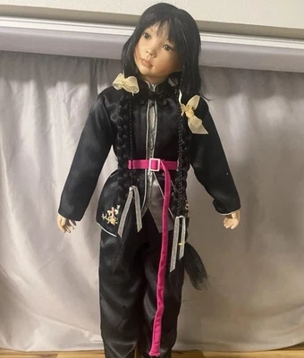 Linda Mason ParadiseGallery Porcelain Doll Numbered Collectible Mei Lin Ltd RARE - Image 1 of 4