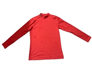 Under Armour Cold Gear Mock Neck Herren Medium rotes Shirt - Bild 1 von 6