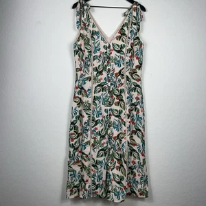 Lost + Wander Damen Kleid Large Maxi Lang Dschungel Blumen Träger Leinen Boho - Bild 1 von 7