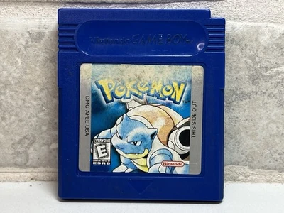 Pokemon Blue - Nintendo Game Boy - First Print- Authentic GB Tested Saves! - Image 1 of 4