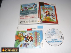 Super Paper Mario   COMPLETE  - NINTENDO Wii & Wii U - 420a
