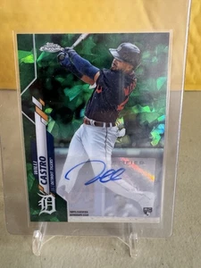 2020 Topps Chrome Sapphire #RA-WCA WILLI CASTRO Green Refractor RC Auto #04/50 - Picture 1 of 2