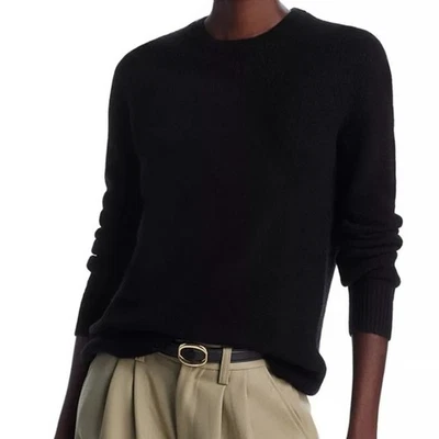Suéter Bloomingdale's Cashmere Cuello Redondo Talla Pequeña Nuevo Negro Lujo Oficina Foto 1 de 4