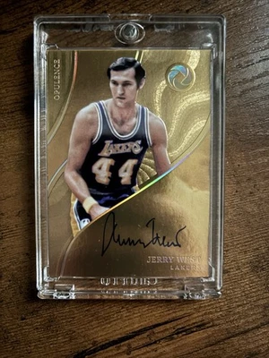 2017-18 Panini Opulence Jerry West Gold Auto /10 OA-JWT🙌🏽 🏀 - Image 1 of 2