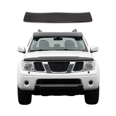 Front Windshield Sun Visor Protector for Nissan Frontier 2005-2021 Black Smoke - Image 1 of 4