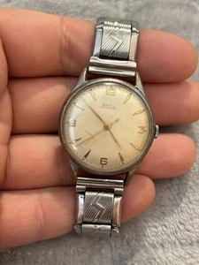 Orologio Uomo Vintage DOXA Antimagnetico, Carica Manuale, 33mm Cinturino Insolito - Foto 1 di 9