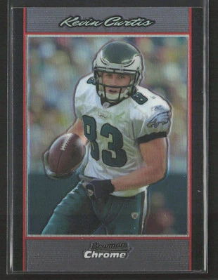 Kevin Curtis 2007 Bowman Chrome #BC158 Refractors Philadelphia Eagles - Image 1 of 2