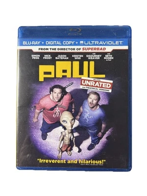 Paul Blu-ray 2013 Unrated Edition Comedy Sci-Fi Seth Rogen Simon Pegg VG Tested - Image 1 of 4