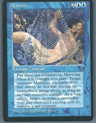 Magic the Gathering MTG Fallen Empires Merseine (Organ-Kean) # - Image 1 of 2