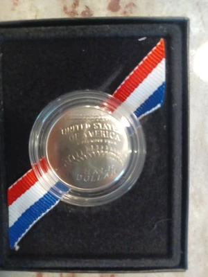2014 S Uncirculated National Baseball Hall of Fame Clad Half Dollar  - Image 1 of 2