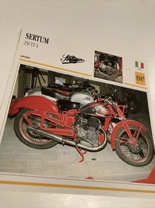 Almas 250 VT4 1947 Tarjeta Moto Desde Colección Atlas Italia - Imagen 1 de 2