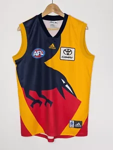 Vintage Adelaide Crows AFL Adidas Jumper Guernsey Jersey Made In Australia - Picture 1 of 5
