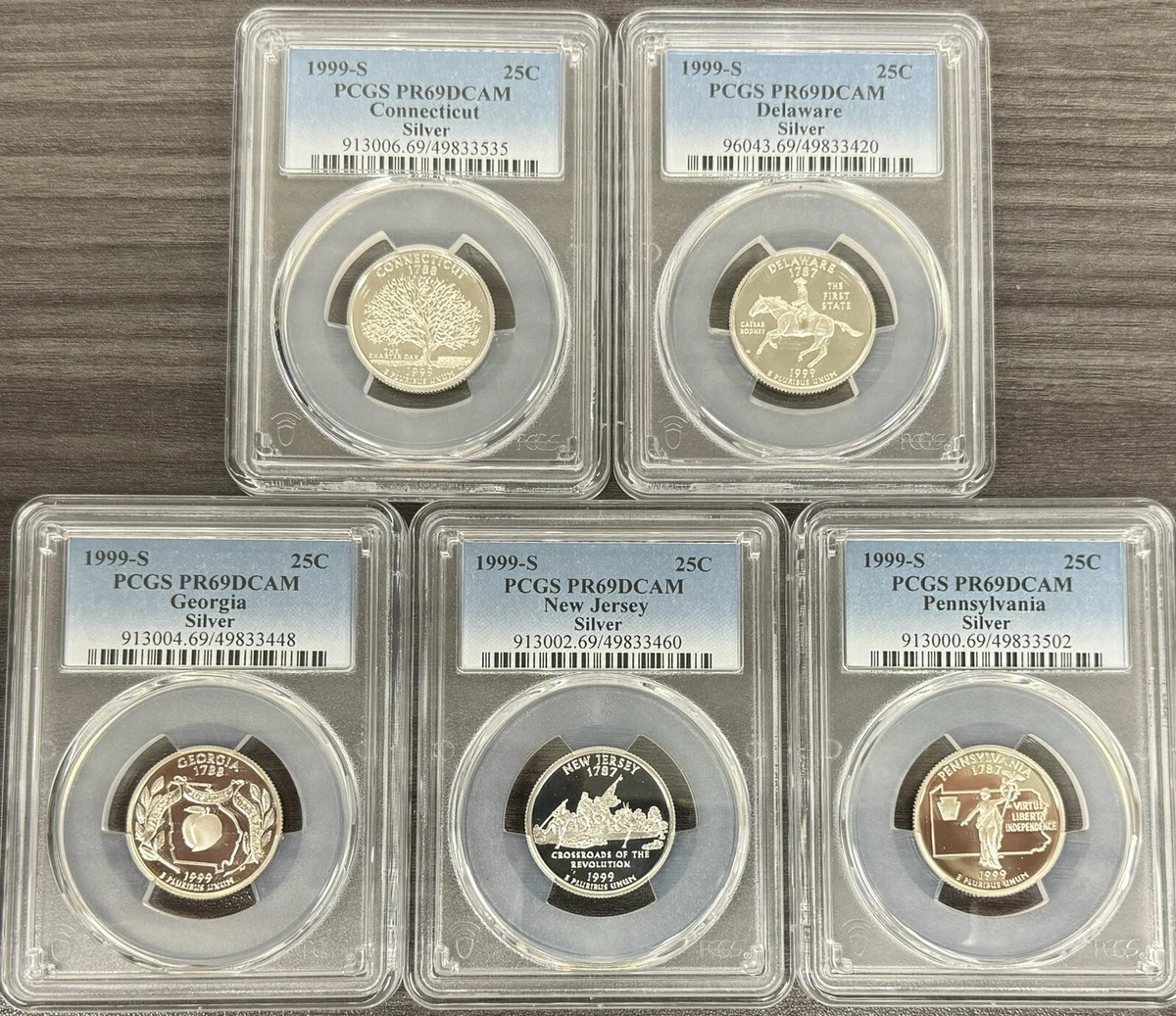 1999 PCGS Proof Set US State Quarters for sale | eBay