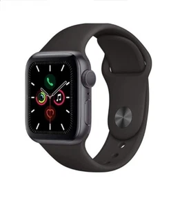 Apple Watch Series 5 44mm Gray Case (GPS) (MWVF2LL/A) - Photo 1 sur 5