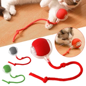 2X Cat Rolling Ball Automatic Cat Toy Electric Cat Toy Ball Cat Puzzle Toy Gift - Picture 1 of 15