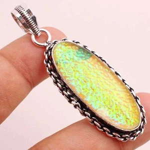 Colgante De Plata Con Opalo Triplete Hecho A Mano Joyería Regalo 1.89" P-14327 - Imagen 1 de 3