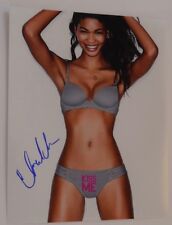 Chanel Iman Signed Autographed 11x14 Photo Hot Sexy SI Swimsuit Model COA VD