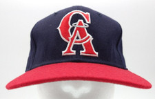 Vtg CALIFORNIA ANGELS Sports Specialties 100% Wool Fitted 7 1/4 Pro Hat Anaheim