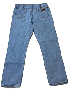Vaqueros azules vaquero Wrangler vintage de 1970 para hombre talla 40X34 100 % algodón - Imagen 1 de 10