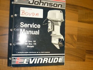 Manual de servicio Johnson 88 a 110 150 a 175 modelos Bootsmotoren  - Imagen 1 de 1
