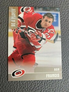 Ron Francis 1998-99 ITG Be A Player #10 card Carolina Hurricanes  887/1000