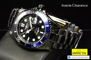 Invicta Mens Pro Diver 43mm LATAM Quartz BLACK DIAL COMBAT Black Tone SS Watch - Picture 1 of 19