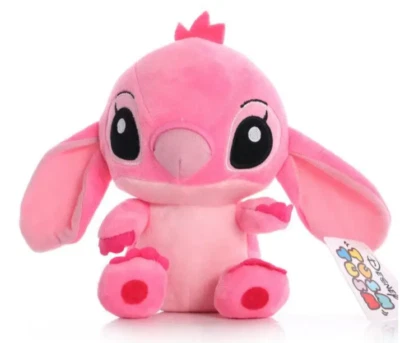 Cute Pink Stitch Disney Movie Cartoon Plush Soft Toy Stuffed Animal Doll Gift - Image 1 of 4