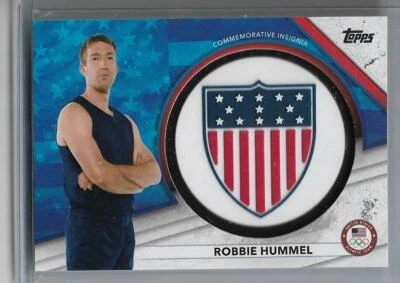 2020 TOPPS OLYMPICS ROBBIE HUMMEL "INSIGNIA" /99 CARD ~ USA 3 ON 3 HOOPS 2021 - Image 1 of 2