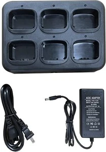 Sześciodrożna ładowarka do Motorola CP040 CP150 CP160 CP180 CP200 CP200D CP250 CP380 - Zdjęcie 1 z 21