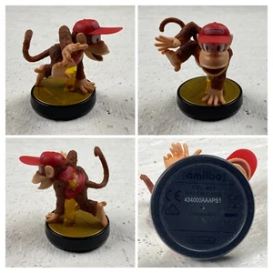 Nintendo Amiibo Diddy Kong Super Smash Bros. Series Figura Sciolta Switch Wii U - Foto 1 di 7