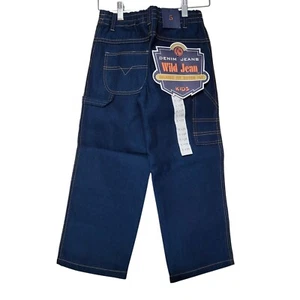 Denim Jeans Wild Jean Kids Relaxed Fit Zipper Fly Size 5 New - Picture 1 of 13