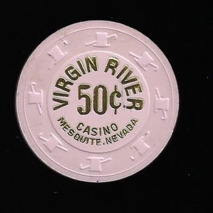 VIRGIN RIVER $.50 Casino Chip Mesquite Nevada - Picture 1 of 2